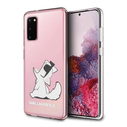Kup Karl Lagerfeld Samsung Tasche KLHCS62CFNRC Galaxy S20 transparent Choupette Fun - KLD241CL - {ean13} - Sklep Home Screen