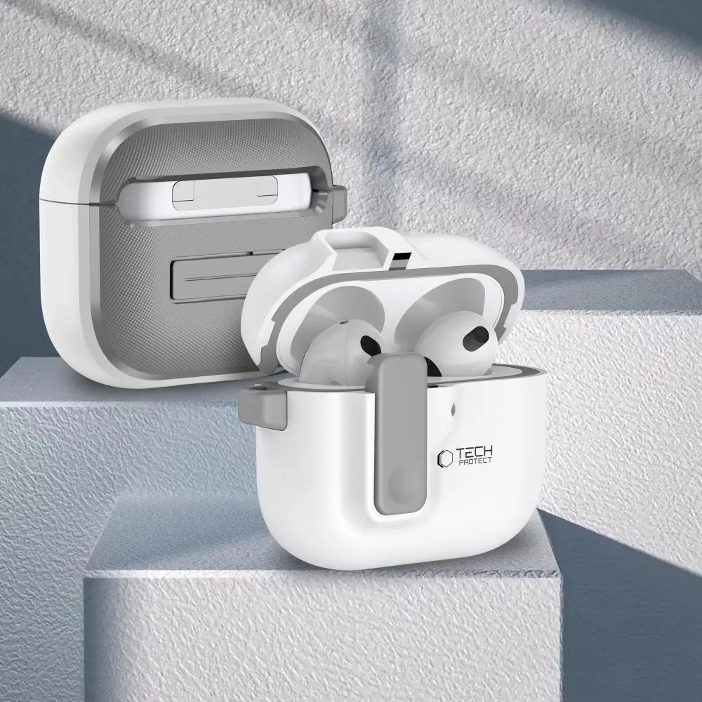 Etui Tech-Protect Slim Hook Apple AirPods 4 White