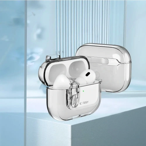 Kup Etui Tech-Protect Slim Hook Apple AirPods Pro 1 / 2 Clear - THP3447 - {ean13} - Sklep Home Screen