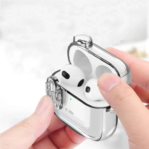 Kup Etui Tech-Protect Slim Hook Apple AirPods 4 Clear - THP3448 - {ean13} - Sklep Home Screen