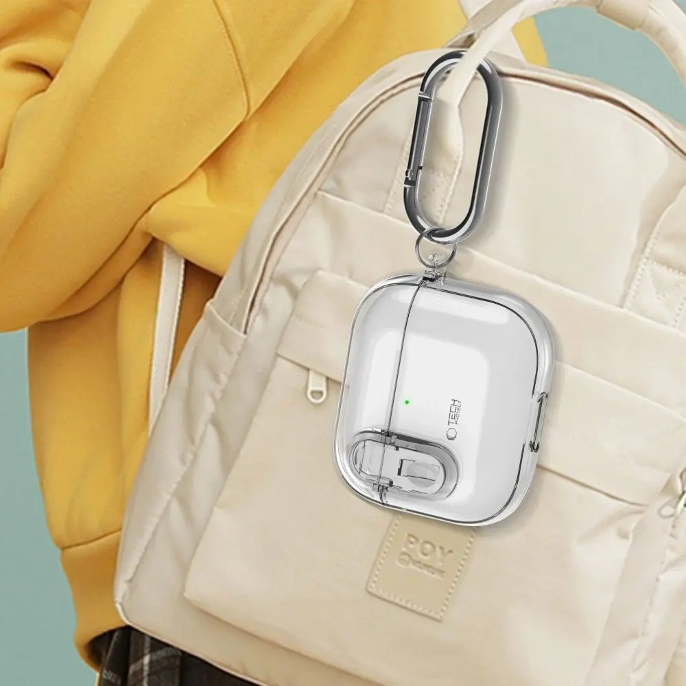 Etui Tech-Protect Slim Hook Apple AirPods 4 Clear