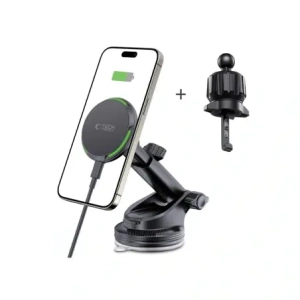 Buy Tech-Protect MM15W-V6 Qi2 Magnetic Magsafe Dashboard & Vent Car Mount Wireless Charger 15W Black - THP3451 - {ean13} - Home Screen Store Europe