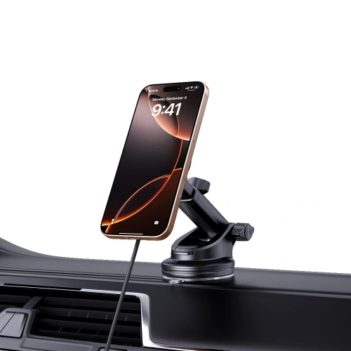 Buy Tech-Protect MM15W-V6 Qi2 Magnetic Magsafe Dashboard & Vent Car Mount Wireless Charger 15W Black - THP3451 - {ean13} - Home Screen Store Europe