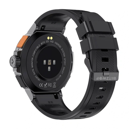Kup BlitzWolf BW-AT5 AMOLED 1.43’ IP67 Bluetooth 5.3 ceas inteligent (negru) - BLZ624 - {ean13} - Sklep Home Screen