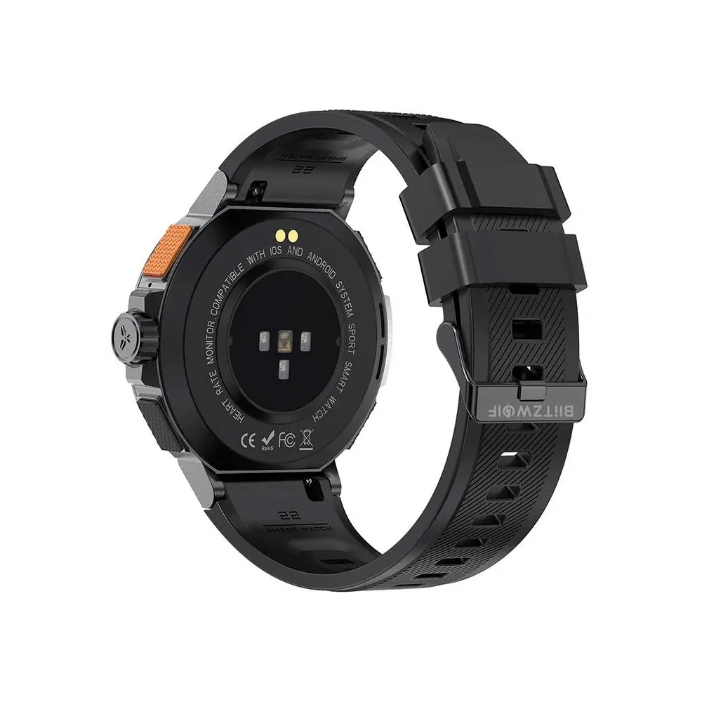 Smartwatch BlitzWolf BW-AT5 AMOLED 1.43" IP67 Bluetooth 5.3 (czarny)