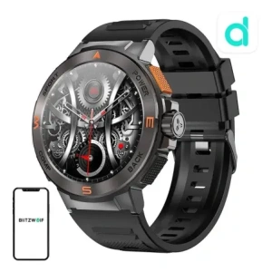 Kup BlitzWolf BW-AT5 AMOLED 1.43’ IP67 Bluetooth 5.3 ceas inteligent (negru) - BLZ624 - {ean13} - Sklep Home Screen