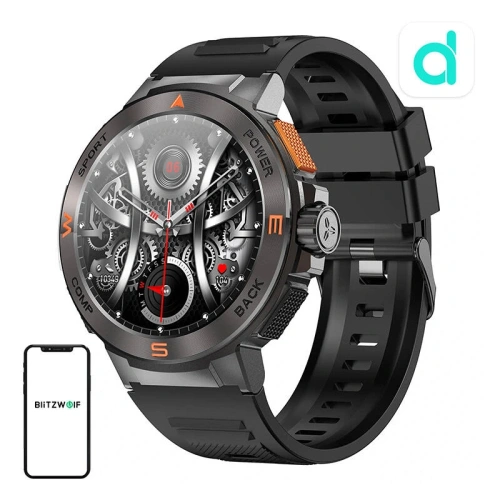 Kup BlitzWolf BW-AT5 AMOLED 1.43’ IP67 Bluetooth 5.3 ceas inteligent (negru) - BLZ624 - {ean13} - Sklep Home Screen