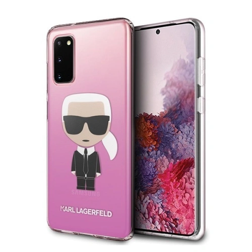 Kup Karl Lagerfeld KLHCS62TRDFKPI S20 G980 růžový/pink Karl Ikonik - KLD243PNK - {ean13} - Sklep Home Screen