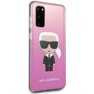 Kup Karl Lagerfeld KLHCS62TRDFKPI S20 G980 różowy/pink Karl Ikonik - KLD243PNK - {ean13} - Sklep Home Screen