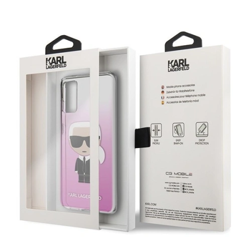 Kup Karl Lagerfeld KLHCS62TRDFKPI S20 G980 różowy/pink Karl Ikonik - KLD243PNK - {ean13} - Sklep Home Screen