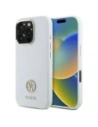 Etui Guess GUHCP16LM4DGPH Apple iPhone 16 Pro hardcase silikonový logo Strass 4G bílý/white