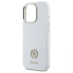 Kup Etui Guess GUHCP16LM4DGPH Apple iPhone 16 Pro hardcase silikonový logo Strass 4G bílý/white - GUE4096 - {ean13} - Sklep Home Screen