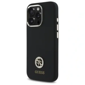 Kup Guess GUHCP16LM4DGPK Apple iPhone 16 Pro keménytok Szilikon Logó Strass 4G fekete - GUE4097 - {ean13} - Sklep Home Screen