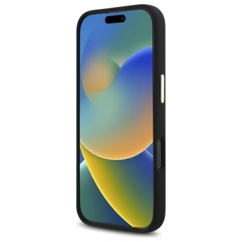 Kup Guess GUHCP16LM4DGPK Apple iPhone 16 Pro keménytok Szilikon Logó Strass 4G fekete - GUE4097 - {ean13} - Sklep Home Screen