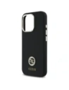 Buy Guess GUHCP16LM4DGPK Apple iPhone 16 Pro hardcase Silicone Logo Strass 4G black - GUE4097 - {ean13} - Home Screen Store Europe