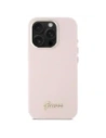 Kup Guess GUHCP16LSMBSLP Apple iPhone 16 Pro husă din silicon cu script metalic logo și cadru roz - GUE4099 - {ean13} - Sklep Home Screen
