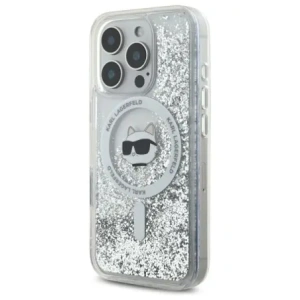 Kup Karl Lagerfeld KLHMP16LLGCHSGH Apple iPhone 16 Pro hardcase Liquid Glitter Choupette Head Magsafe átlátszó - KLD21797 - {ean13} - Sklep Home Screen