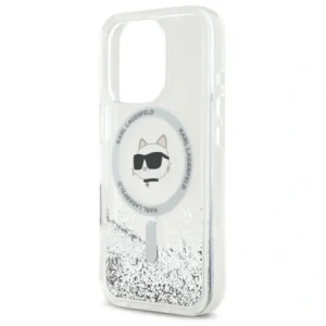 Kup Karl Lagerfeld KLHMP16LLGCHSGH Apple iPhone 16 Pro hardcase Liquid Glitter Choupette Head Magsafe átlátszó - KLD21797 - {ean13} - Sklep Home Screen