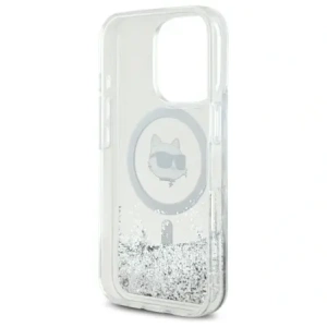 Kup Karl Lagerfeld KLHMP16LLGCHSGH Apple iPhone 16 Pro hardcase Liquid Glitter Choupette Head Magsafe átlátszó - KLD21797 - {ean13} - Sklep Home Screen