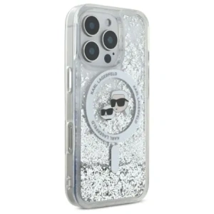 Kup Etui Karl Lagerfeld KLHMP16LLGKCSGH Apple iPhone 16 Pro hardcase Liquid Glitter Karl&Choupette Head Magsafe transparent - KLD21798 - {ean13} - Sklep Home Screen