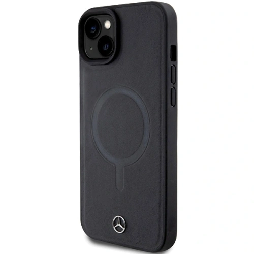 Kup Mercedes MEHMP15M23RCMK Apple iPhone 15 Plus / 14 Plus hardcase din piele netedă MagSafe negru - MRS226 - {ean13} - Sklep Home Screen