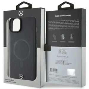Kup Etui Mercedes MEHMP15M23RCMK Apple iPhone 15 Plus / 14 Plus hardcase Smooth Leather MagSafe czarny/black - MRS226 - {ean13} - Sklep Home Screen