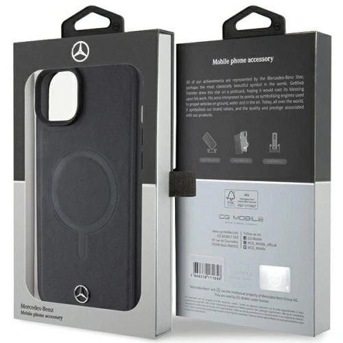 Kup Etui Mercedes MEHMP15M23RCMK Apple iPhone 15 Plus / 14 Plus hardcase Smooth Leather MagSafe černý/black - MRS226 - {ean13} - Sklep Home Screen