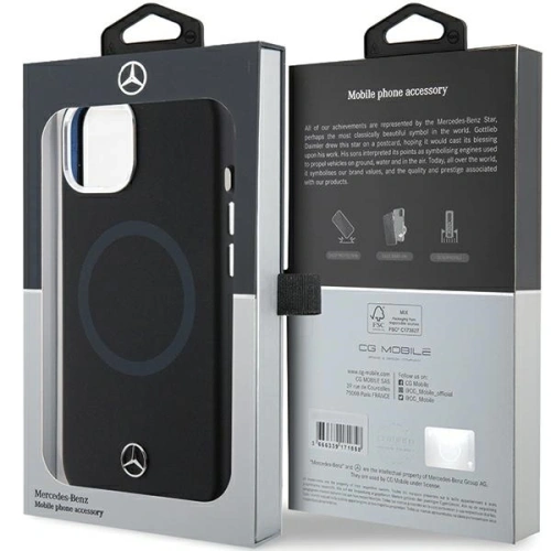 Kup Mercedes MEHMP15S23SCMK Apple iPhone 15 / 14 / 13 Hartschale Silikon Bicolor MagSafe schwarz - MRS230 - {ean13} - Sklep Home Screen