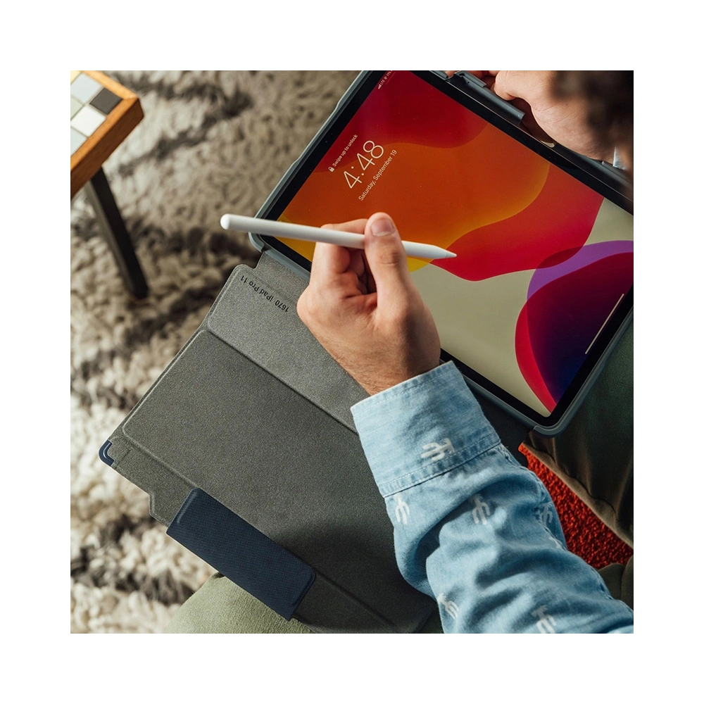 Etui STM Dux Plus Apple iPad 10.9" 2022 (10. generacji) MIL-STD-810G z uchwytem na Apple Pencil (Black) wersja EDU/COM