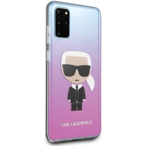 Kup Karl Lagerfeld KLHCS67TRDFKPI S20+ G985 różowy/pink Karl Ikonik - KLD246PNK - {ean13} - Sklep Home Screen