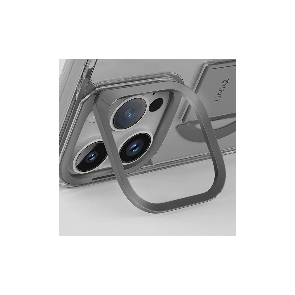 Etui UNIQ Heldro Max Apple iPhone 16 Pro Magclick Charging przezroczysty/clear lucent