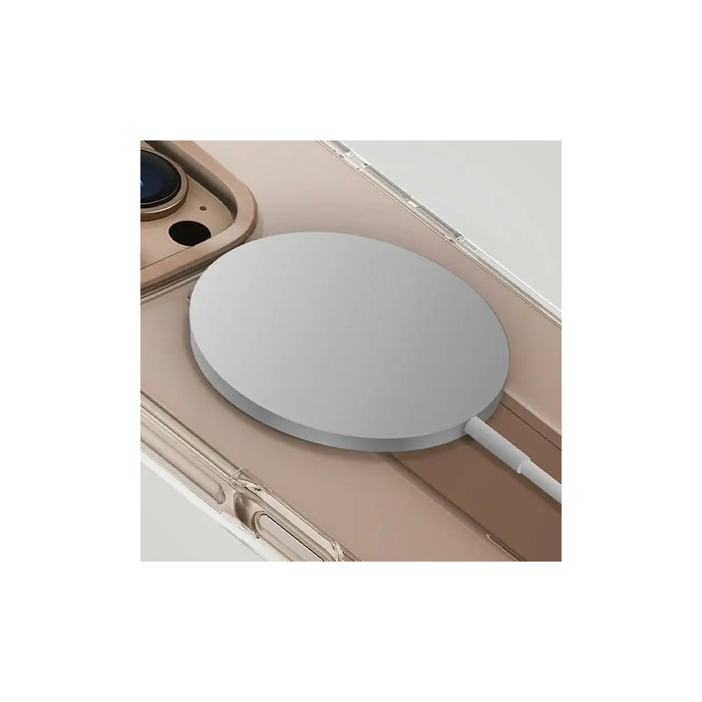 Etui UNIQ Heldro Max Apple iPhone 16 Pro Max Magclick Charging przezroczysty/clear lucent