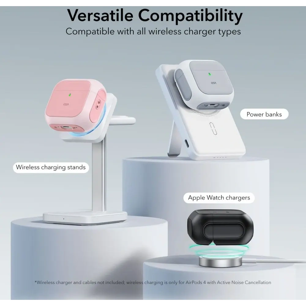 Etui ESR Orbit Halolock Magsafe Apple AirPods 4 Pink