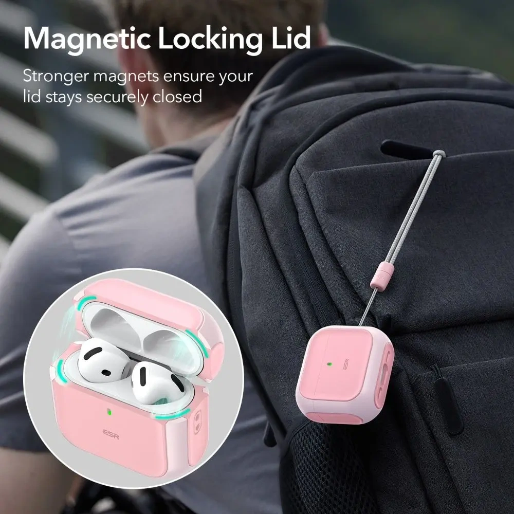 Etui ESR Orbit Halolock Magsafe Apple AirPods 4 Pink