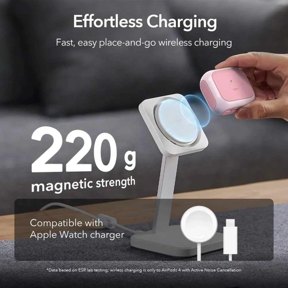 Etui ESR Orbit Halolock Magsafe Apple AirPods 4 Pink