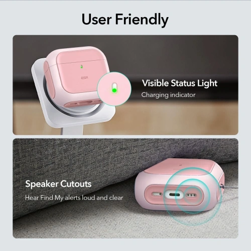 Kup Etui ESR Orbit Halolock Magsafe Apple AirPods 4 Pink - ESR863 - {ean13} - Sklep Home Screen