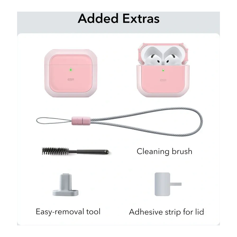 Etui ESR Orbit Halolock Magsafe Apple AirPods 4 Pink