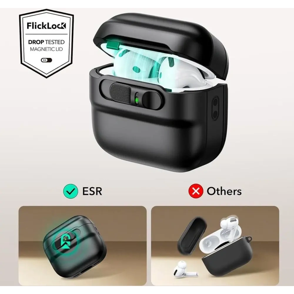 Etui ESR Pulse Halolock Magsafe Apple AirPods 4 Black