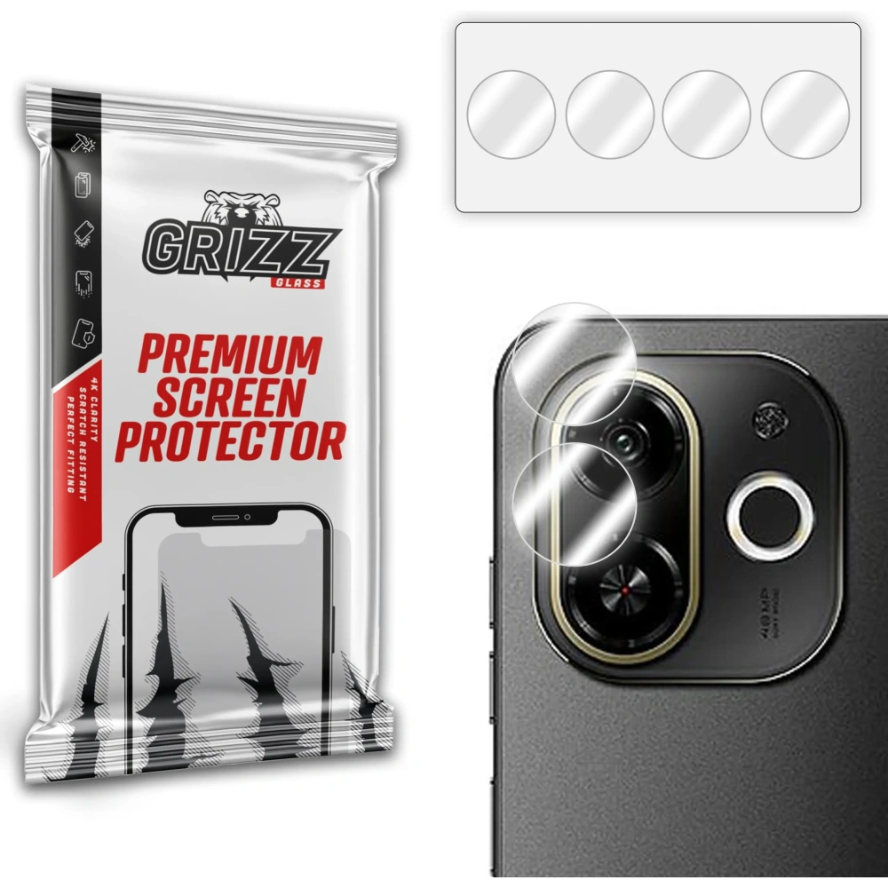 Szkło na aparat GrizzGlass HybridGlass Camera do Tecno Pop 9 5G
