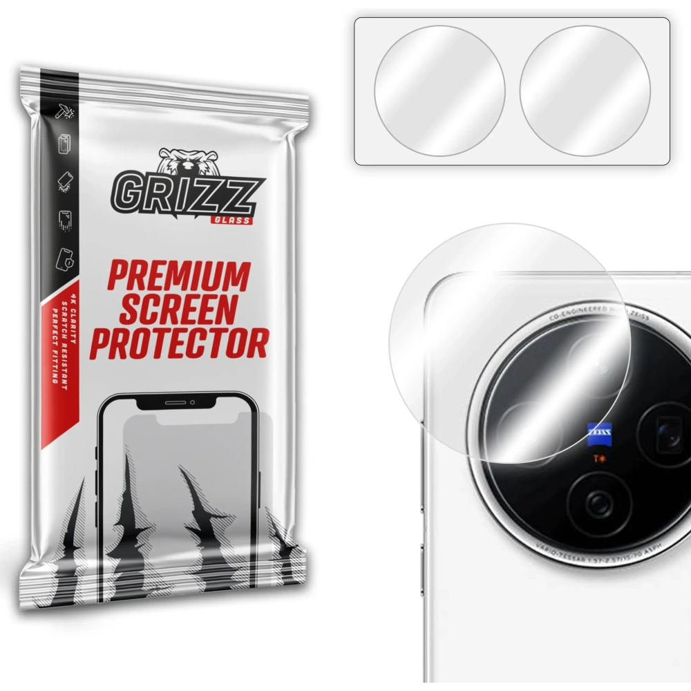 Szkło na aparat GrizzGlass HybridGlass Camera do Vivo X200