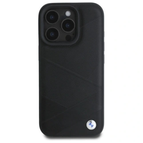Kup Etui BMW BMHCP16X23RCGPK Apple iPhone 16 Pro Max hardcase Sign Leather Crossing Lines Pattern černý/black - BMW692 - {ean13} - Sklep Home Screen