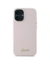 Buy Guess GUHCP16MSMBSLP Apple iPhone 16 Plus hardcase Silicone Script Metal Logo & Frame pink - GUE4101 - {ean13} - Home Screen Store Europe