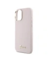 Buy Guess GUHCP16MSMBSLP Apple iPhone 16 Plus hardcase Silicone Script Metal Logo & Frame pink - GUE4101 - {ean13} - Home Screen Store Europe