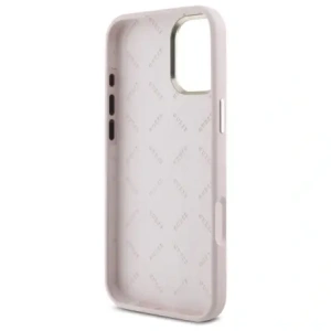 Kup Guess GUHCP16MSMBSLP Apple iPhone 16 Plus Hartschale Silikon Schrift Metalllogo & Rahmen pink - GUE4101 - {ean13} - Sklep Home Screen