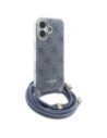 Kup Etui Guess GUHCP16SHC4SEB Apple iPhone 16 hardcase Crossbody Cord 4G Print niebieski/blue - GUE4102 - {ean13} - Sklep Home Screen