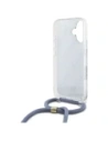 Buy Guess GUHCP16SHC4SEB Apple iPhone 16 hardcase Crossbody Cord 4G Print blue - GUE4102 - {ean13} - Home Screen Store Europe