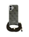 Kup Etui Guess GUHCP16SHC4SEW Apple iPhone 16 hardcase Crossbody Cord 4G Print brązowy/brown - GUE4103 - {ean13} - Sklep Home Screen