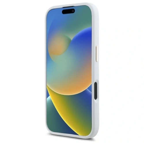 Kup Guess GUHCP16SM4DGPH Apple iPhone 16 carcasă dură din silicon cu logo strass 4G alb - GUE4104 - {ean13} - Sklep Home Screen