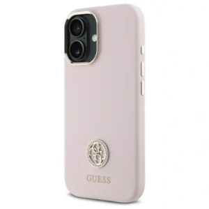 Kup Etui Guess GUHCP16SM4DGPP Apple iPhone 16 hardcase silikonové logo strass 4G jasně růžové/pink - GUE4105 - {ean13} - Sklep Home Screen
