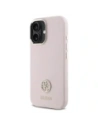 Buy Guess GUHCP16SM4DGPP Apple iPhone 16 hardcase Silicone Logo Strass 4G pink - GUE4105 - {ean13} - Home Screen Store Europe